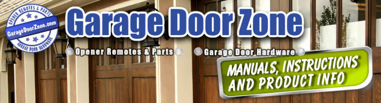 Garage Door Zone Support Manuals