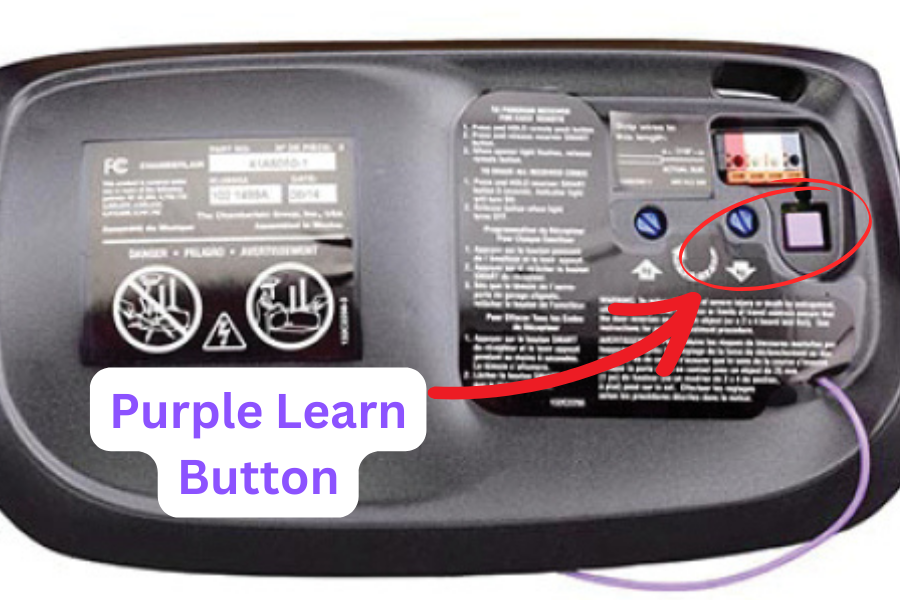Purple Learn button