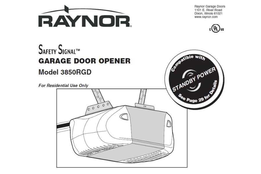 Raynor Admiral 3850RGD